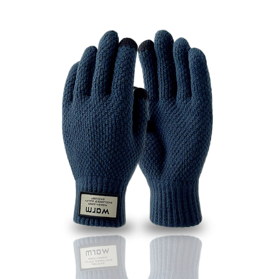 Men's Korean Style Warm Winter Cold Protection Gloves