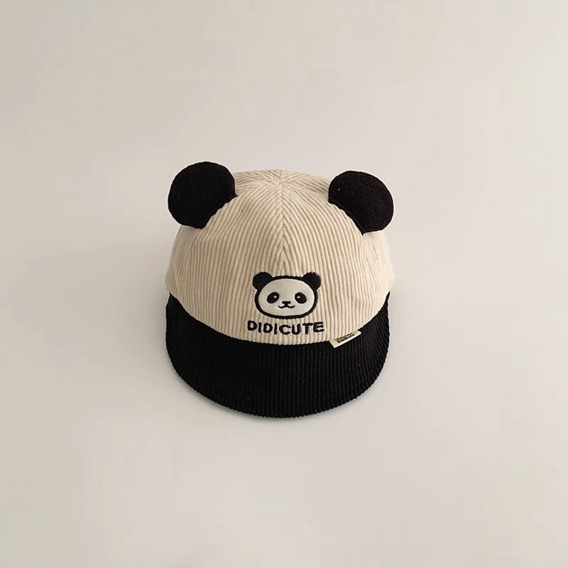 Fashion Hat Cute Panda Warm Peaked Kids' Headwear