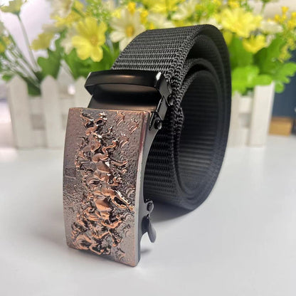 Automatic Buckle Toothless Business Casual Personalized Belts