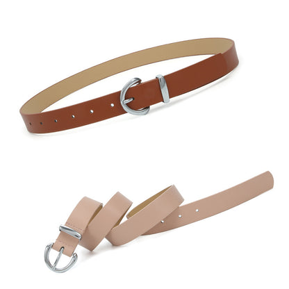 Two-piece Fashion Jeans Lady Green Decoration Belts