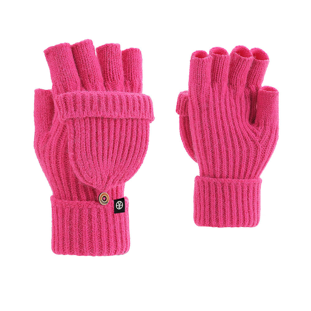 Touch Screen Warm Double Layer Thickened Gloves