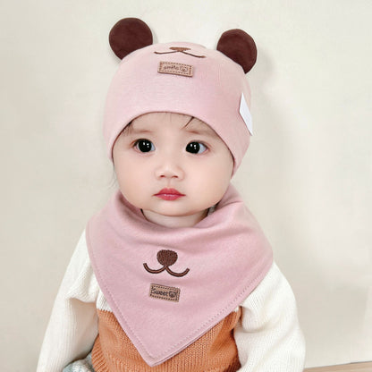 Women's & Men's Bear Son Leather Tag Born Fetal Kids' Headwear