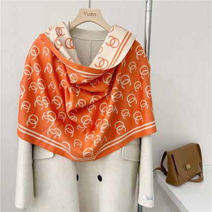 Women's Outer Match Neck Warmer Office Blanket Scarfs