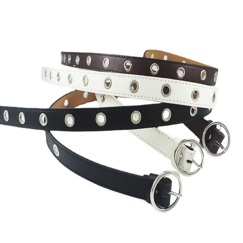 Women's Buckle Eye Band Personal Korean Style Belts