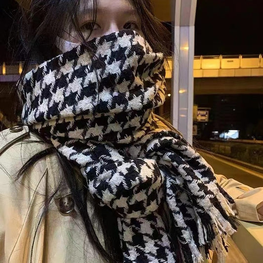 Female Thick Warm Live Gift Winter Scarfs