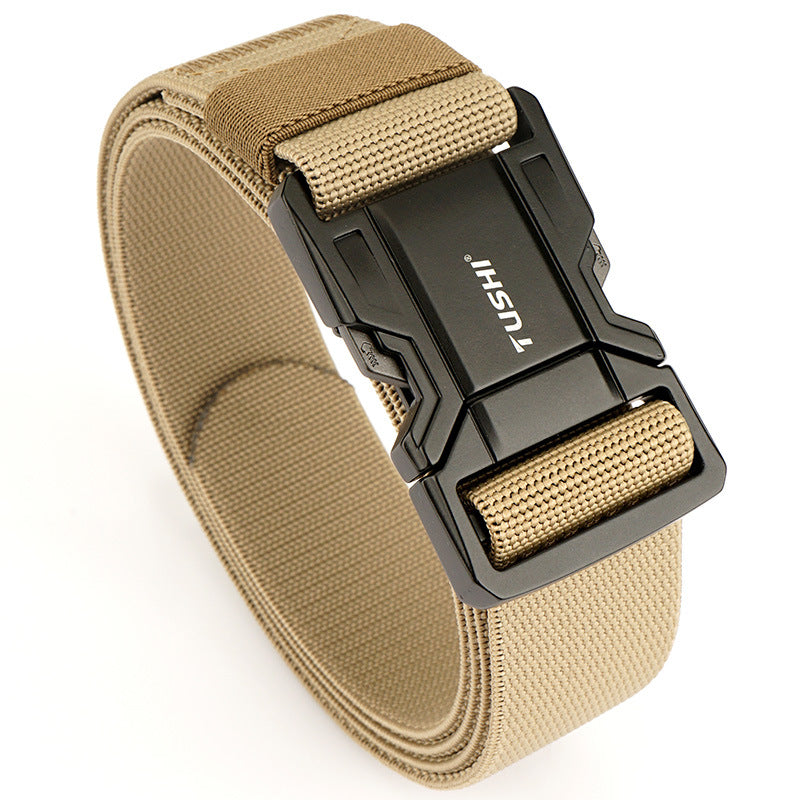 Men's Alloy Buckle Training Nylon Waistband Outdoor Tooling Belts