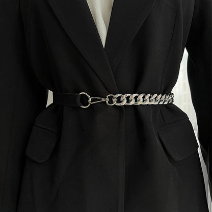 Women's Metal Chain Girdling Decoration Dress Fashion Suit Belts