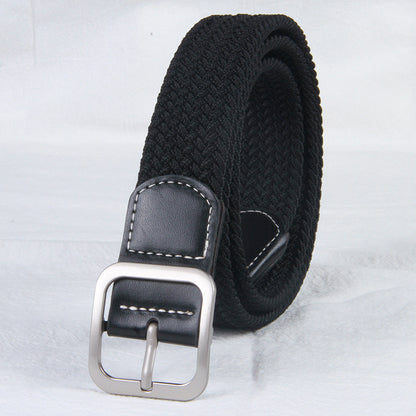 Women's & Men's Pant Canvas Woven Korean Casual Pin Belts