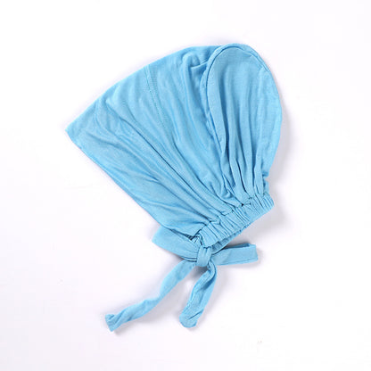 Tied Rope Veil Solid Color Adjustable Scarfs