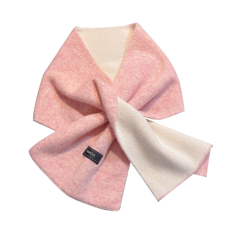 Single Milk Tea Color Unisex Gentle Scarfs