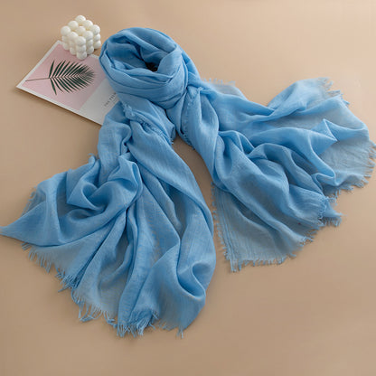 Women's Color Thin High-grade Long Air Conditioning Scarfs