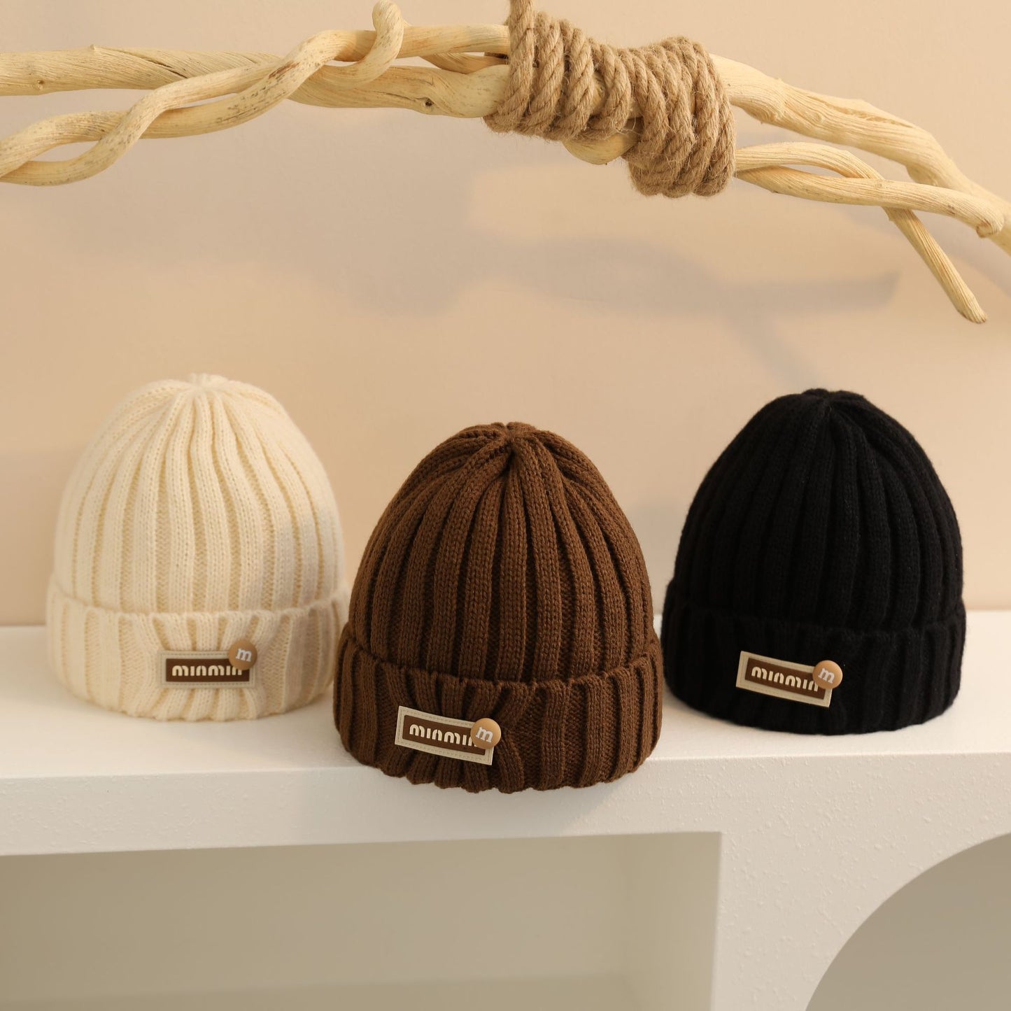 Children's Outdoor Keep Warm Knitted Hat Western Style Kids' Headwear