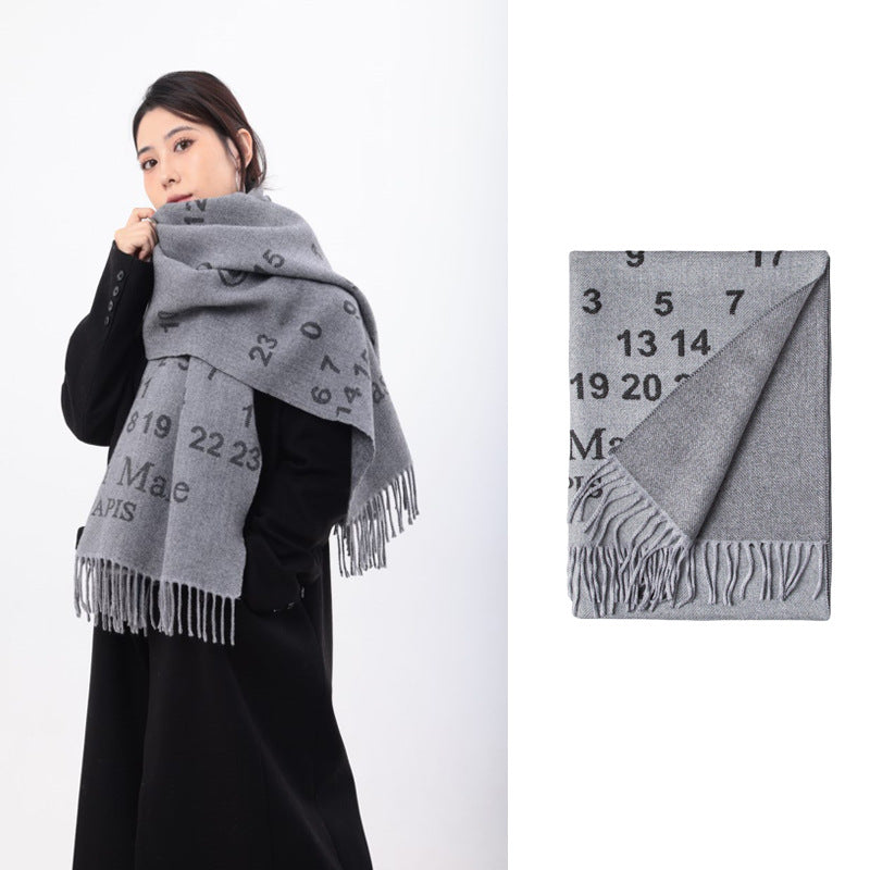 Gift Official Sister Brother Female Winter Air-conditioned Room War Scarfs