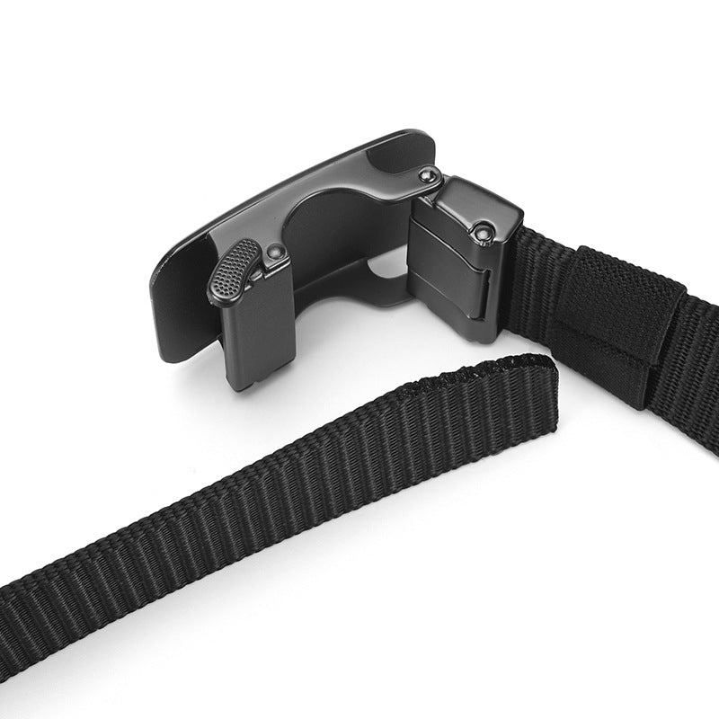 Men's Alloy Buckle Automatic Double-sided Stripe Body Belts