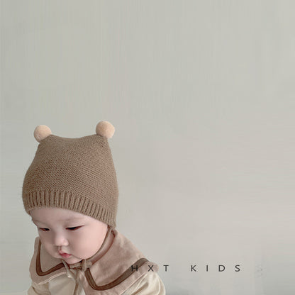 Super Cute Earmuffs Months Born Knitted Kids' Headwear