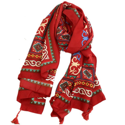 Ethnic Style Shawl Female Summer Hainan Scarfs