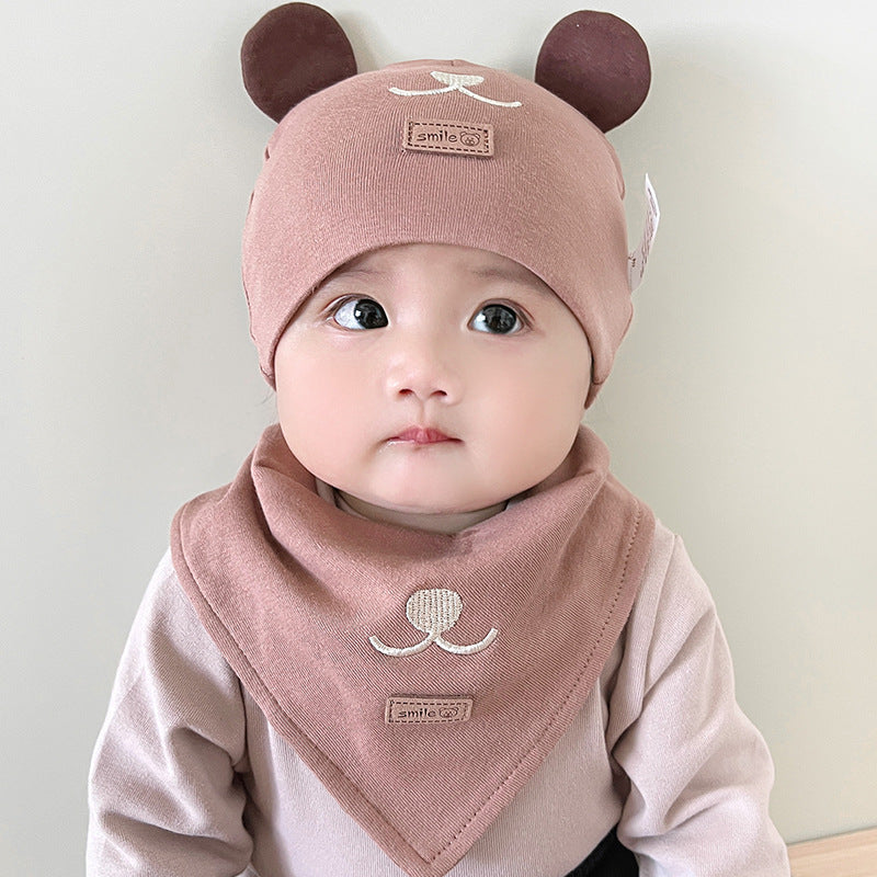 Women's & Men's Bear Son Leather Tag Born Fetal Kids' Headwear