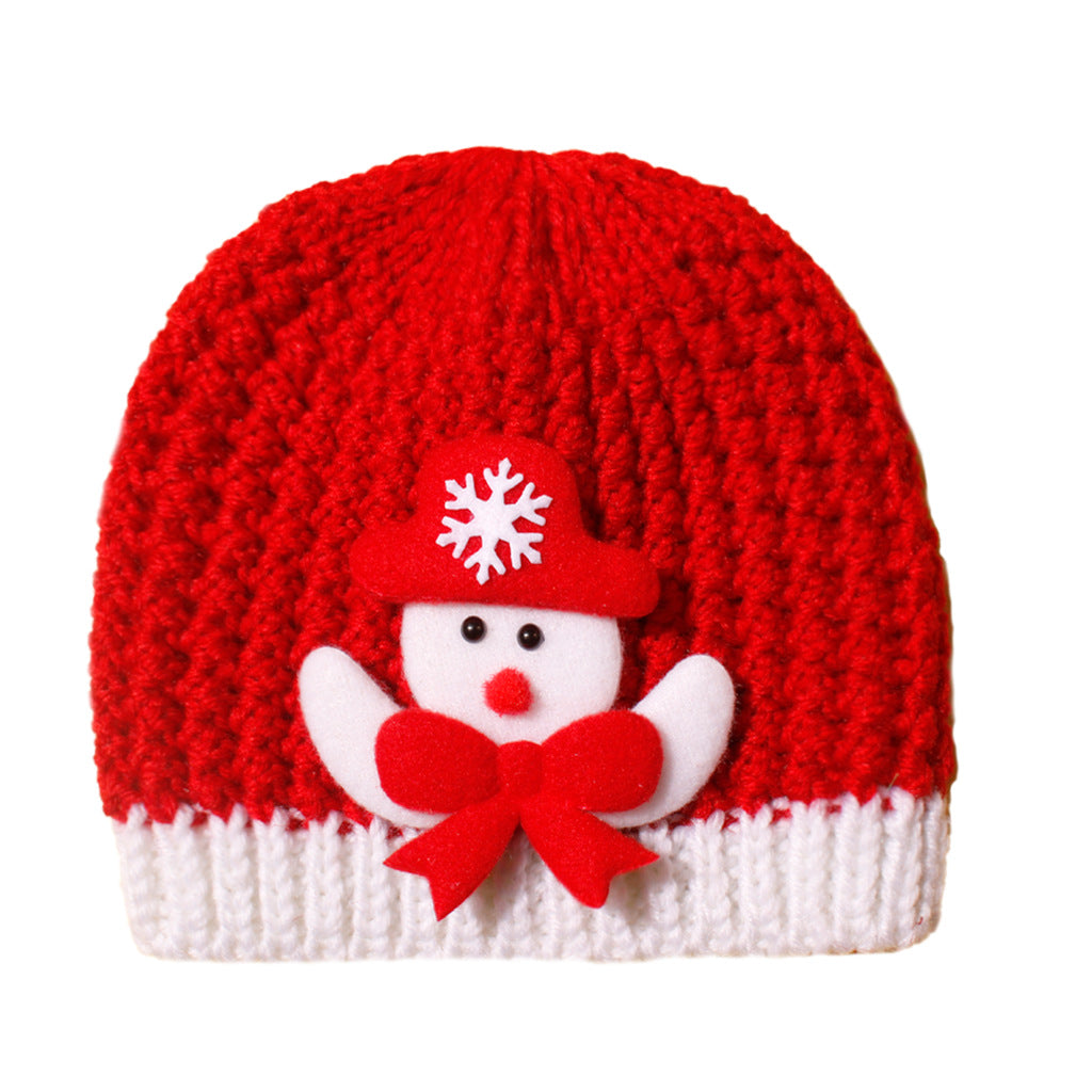 Children's Knit Hat Christmas Festival Warm Wool Kids' Headwear