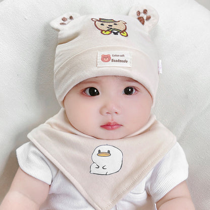 Hat Boy Sleeve Beanie Years Old Kids' Headwear