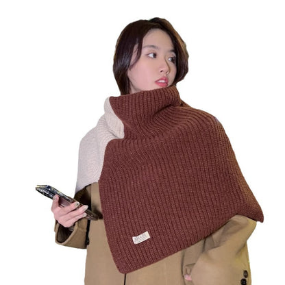 Women's Outerwear Pullover Solid Color Korean Style Scarfs