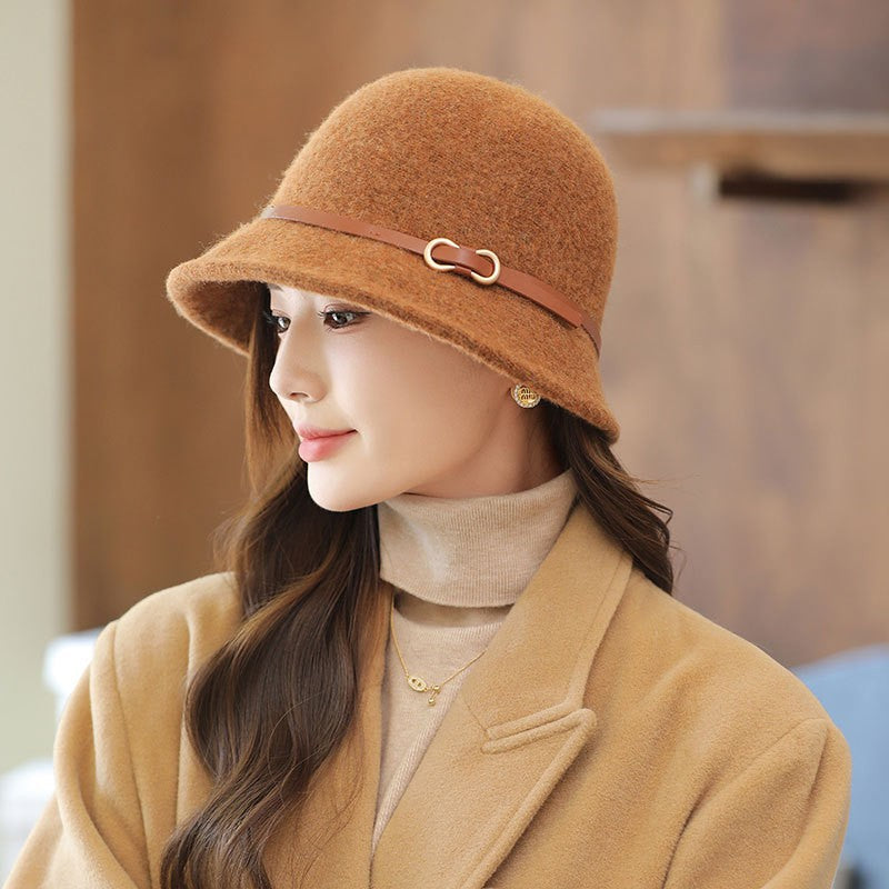 Women's Retro Korean Type Hat Lamb Wool Hats & Caps