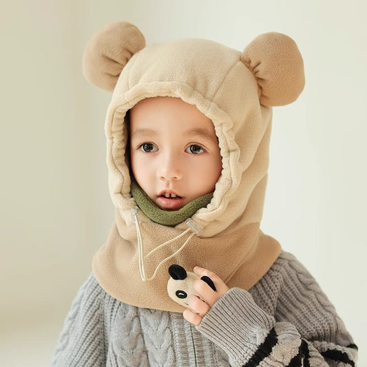 Children's Boys Windproof Sleeve Outdoor Keep Warm Kids' Headwear