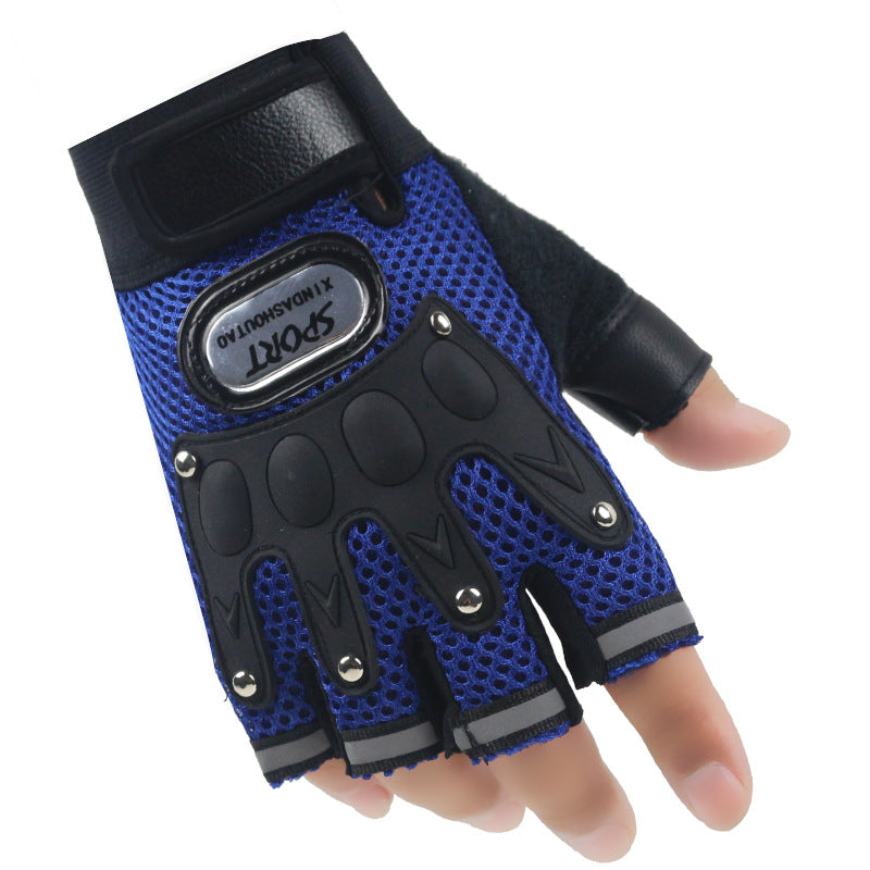 Men's Nail Half Finger Outdoor Tactics Summer Gloves