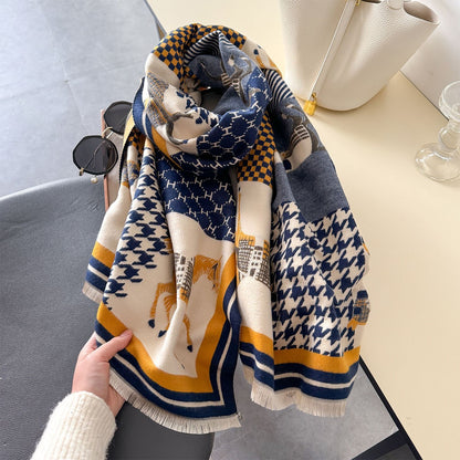 Warm Fashion Elegant Air-conditioned Room Shawl Scarfs