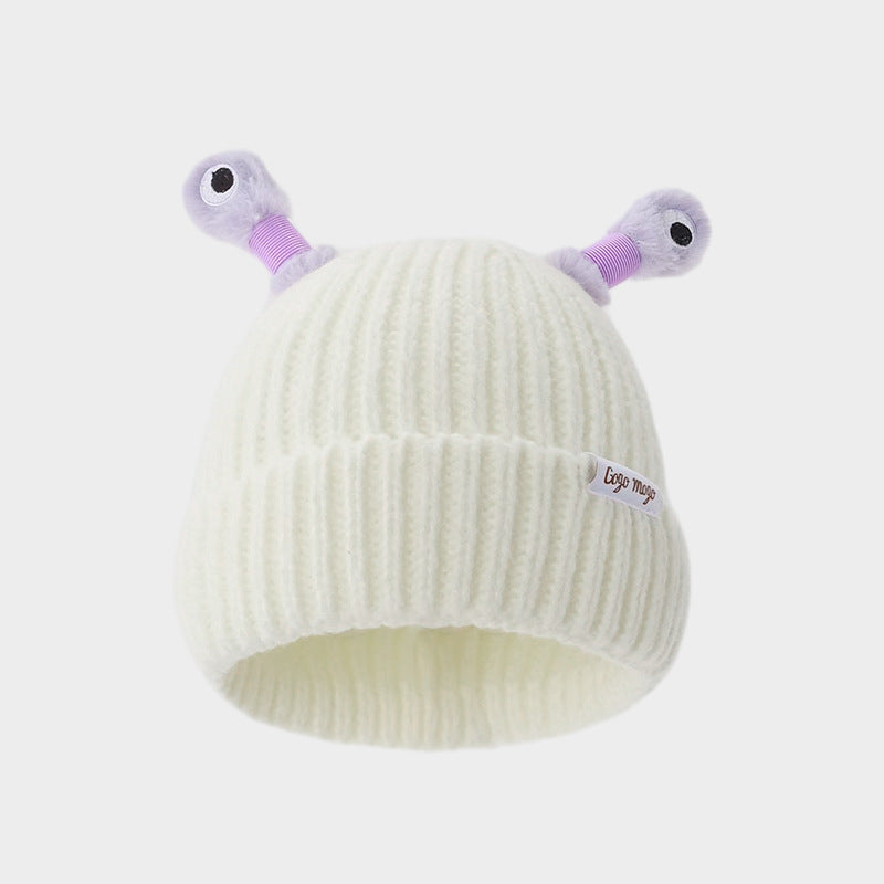 Children's Woolen Cute Cartoon Funny Tentacles Boys Warm Kids' Headwear