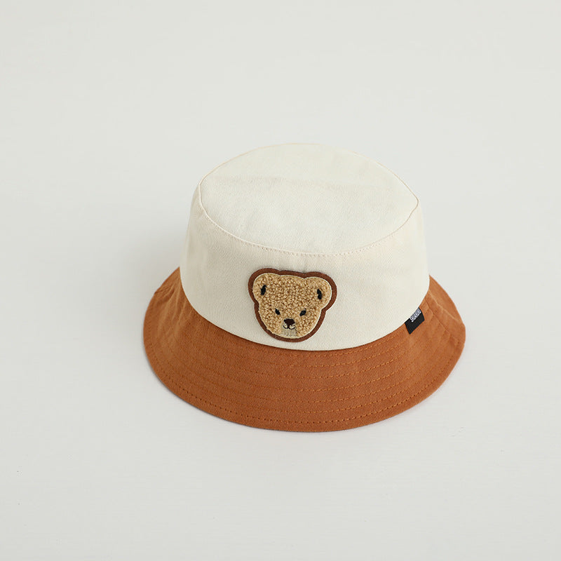 Children's Hat Thin Bucket Korean Letter Boy Kids' Headwear