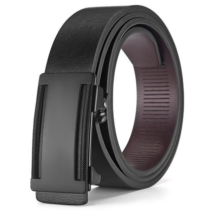 Men's Toothless Automatic Buckle Business Casual Simple Medium Belts