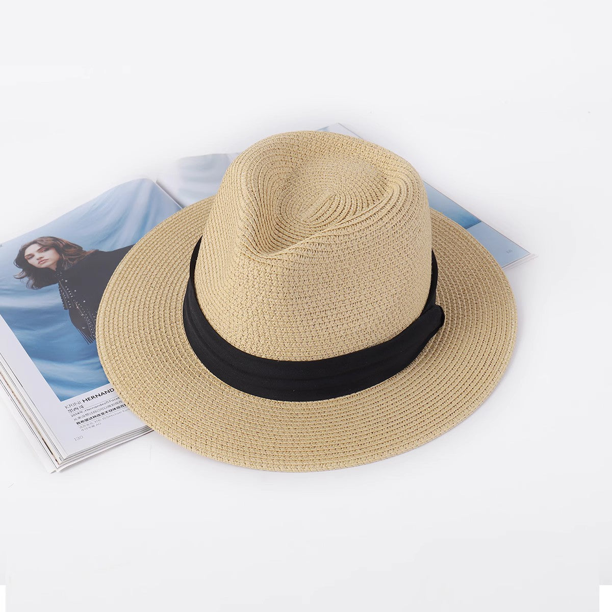 Straw Hat Female Summer Beach Big Brim Hats & Caps