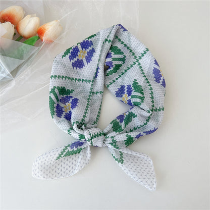 Women's Towel Silk Western Style Fashion Decorative Scarfs