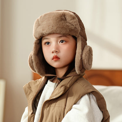 Children's Warm Fisherman Hat Winter Korean Cycling Outing Fine Kids' Headwear