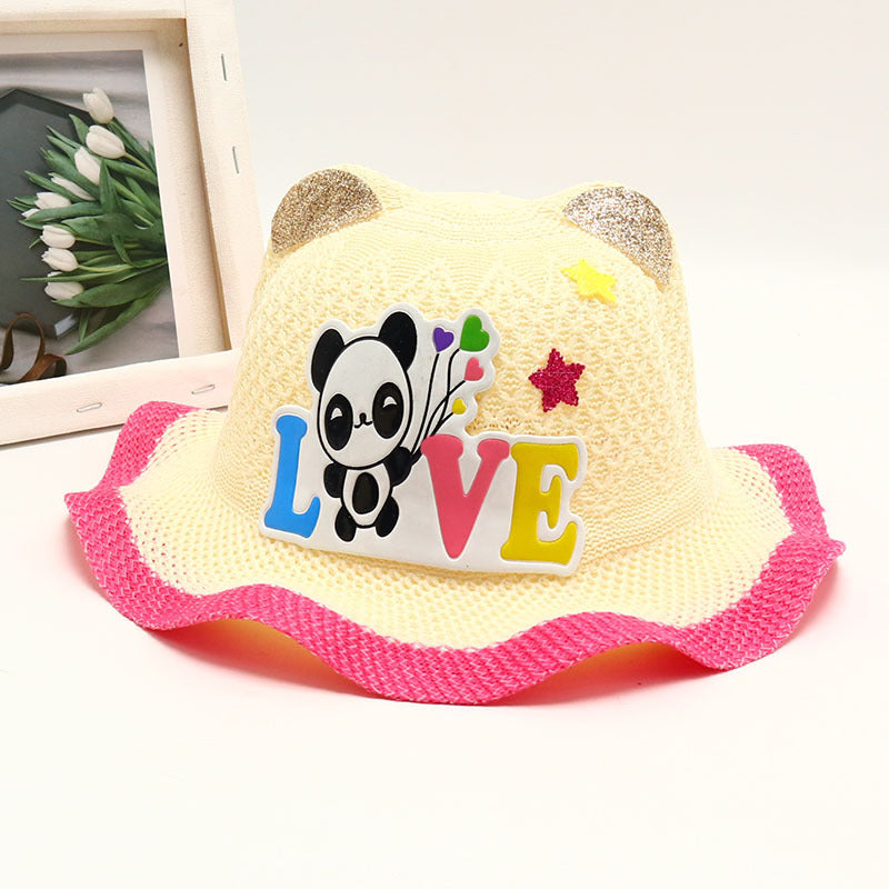 Children's Straw Summer Fisherman Boy Sun Protection The Kids' Headwear