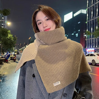 Women's Outerwear Pullover Solid Color Korean Style Scarfs