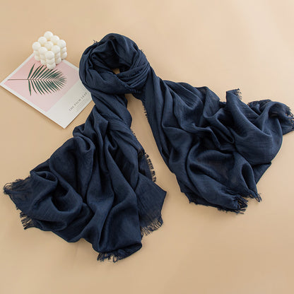 Women's Color Thin High-grade Long Air Conditioning Scarfs