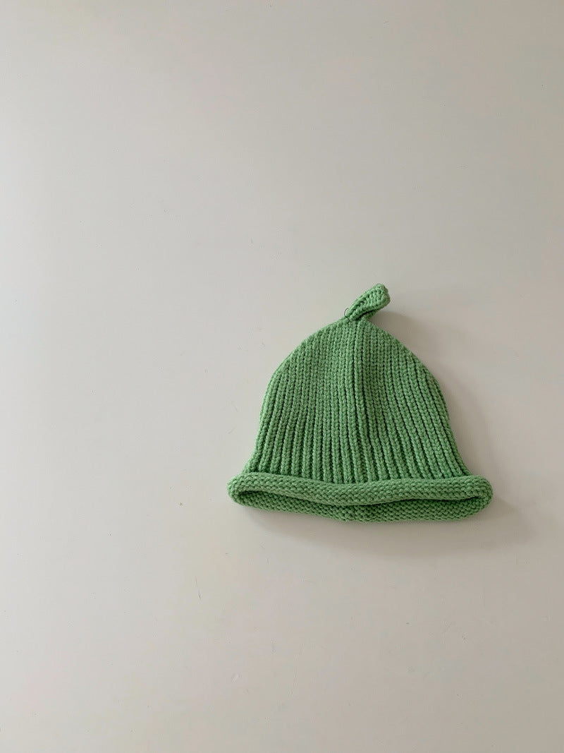 Color Small Woolen Hat Knitted Cute Kids' Headwear