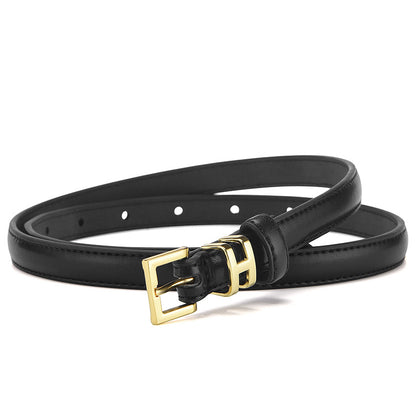 Women's Buckle Thin Decoration Korean Style Sweet Belts