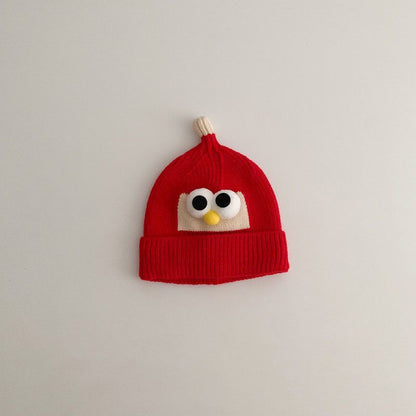 Children's Sleeve Korean Knitted Color Woolen Warm Kids' Headwear