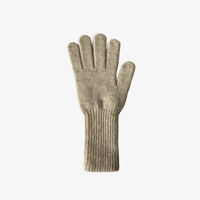 Wool Knitting Female Winter Soft Warm Gloves