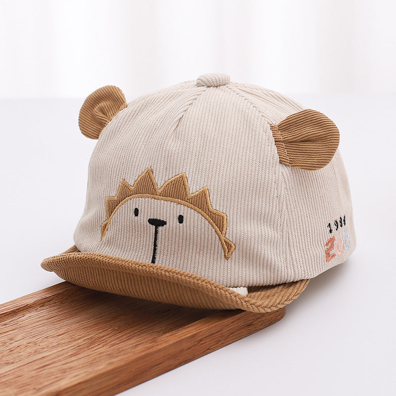 Children's Embroidery Hat Cartoon Peaked Fashion Boy Kids' Headwear