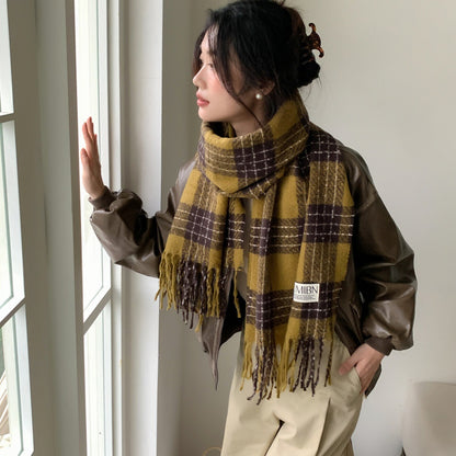 Women's Atmosphere Sense Artificial Cashmere Retro Warm Scarfs