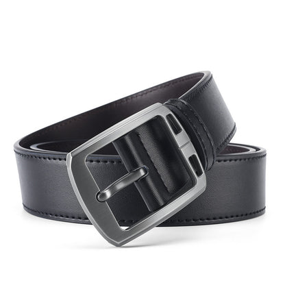 Men's Cowhide Leather Man's Casual Simple Retro Belts