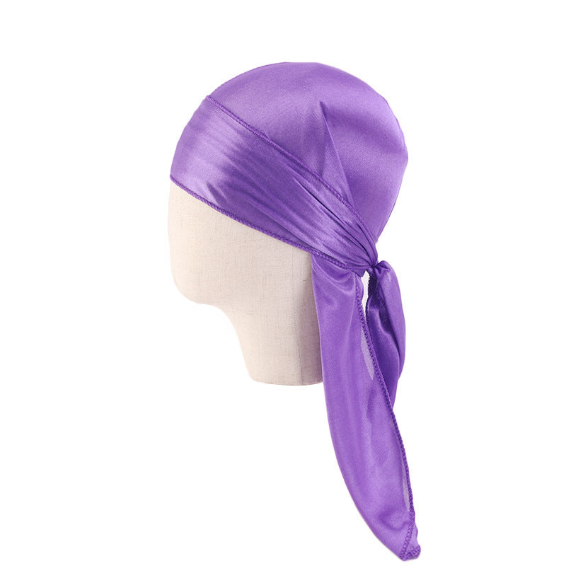 Children's Silk Bandage Pirate Hat Tam-o'-shanter Hip Kids' Headwear