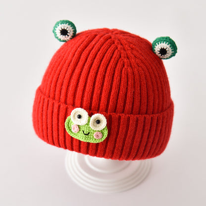 Hat Knitted Cute Super Korean Woolen Kids' Headwear