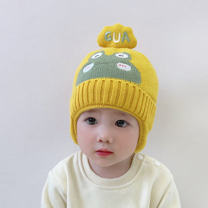 Knitted Windproof Woolen Cute Super Boys Kids' Headwear