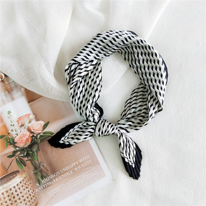 Women's Silk Autumn Summer Korean Style Headband Work Scarfs