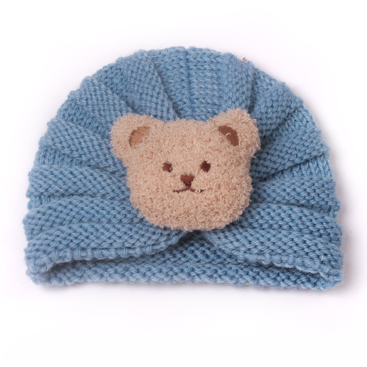 Warm Knitted Hat Cute Bear Head Kids' Headwear