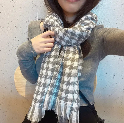 Female Thick Warm Live Gift Winter Scarfs